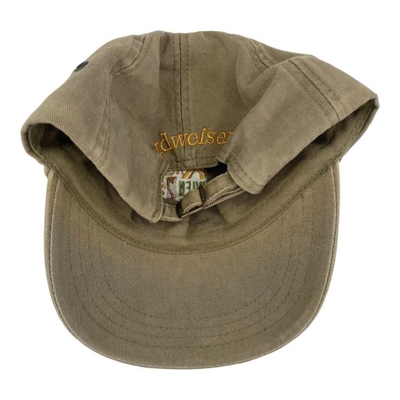 Budweiser Hat Know When To Say When Khaki Adjustable Lightly Distressed Cap - Picture 9 of 9